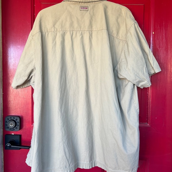 Genuine Dickies Mens Short Sleeve 3X Shirt Tan - Picture 5 of 6